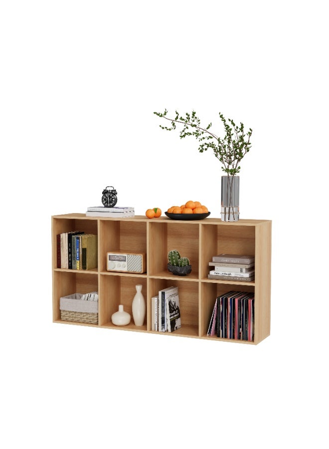 DOOHWAN 11in Cube Storage Organizer with Closed Back - Wooden Bookshelf Display Cubes for Home, Office, Closet Cabinet Organizer Shelf - Image 1