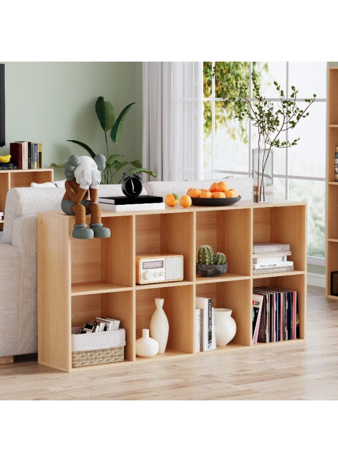 DOOHWAN 11in Cube Storage Organizer with Closed Back - Wooden Bookshelf Display Cubes for Home, Office, Closet Cabinet Organizer Shelf - Image 4