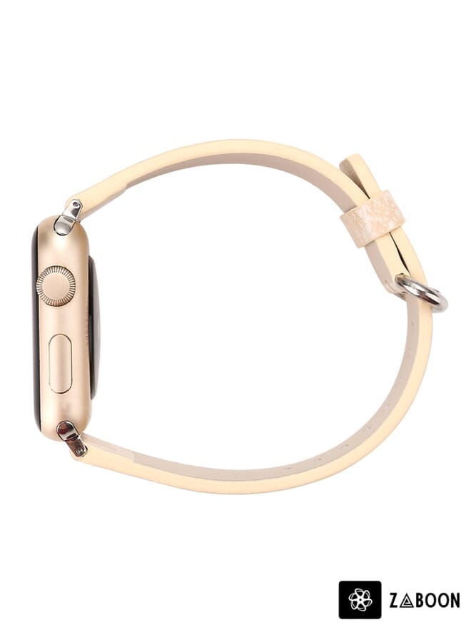 Zaboon Apple Watch Series 3 & 2 & 1 38mm Fashion Marble Vein Texture Wrist Watch Leather Band - Image 4