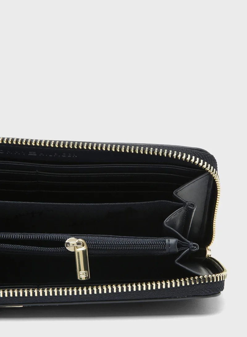 TOMMY HILFIGER Monogram Zip Around Wallet