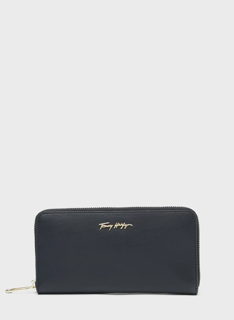 TOMMY HILFIGER Monogram Zip Around Wallet