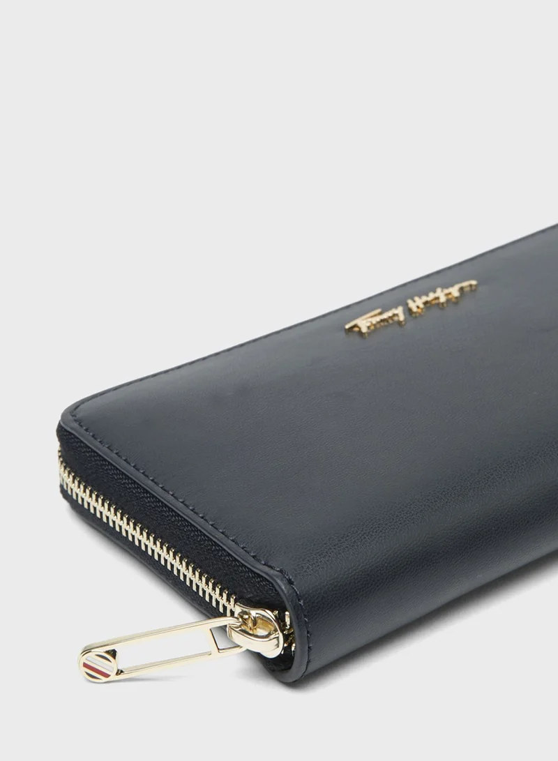 TOMMY HILFIGER Monogram Zip Around Wallet