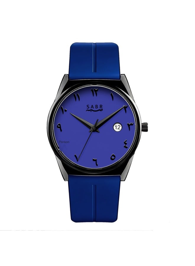 2026 Arabic Watch for Men - Quartz Wristwatch, Date Display, Arabic Numerals, Alloy Case, Silicone Strap, Magnetic Buckle, 3ATM Waterproof, Mineral Glass, Gifts for Arabic Watch Enthusiasts