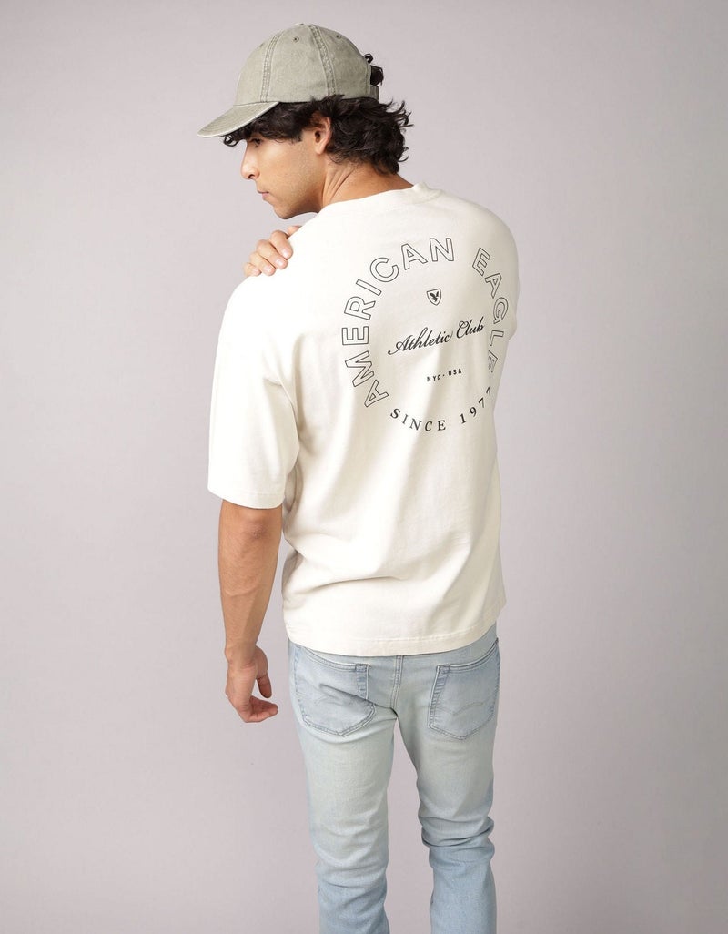 American Eagle AE Oversized Logo Graphic T-Shirt - Image 1