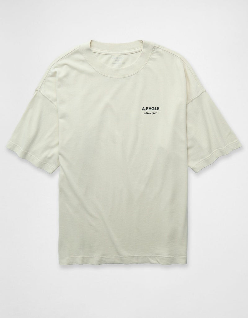American Eagle AE Oversized Logo Graphic T-Shirt - Image 2