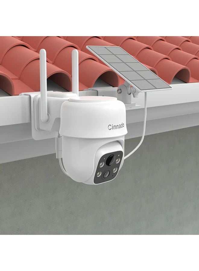 حامل لوحة شمسية أبيض مع قوس غاطس لكاميرا الأمان الخارجية SEHMUA RBX S40 S45 Cinnado B6 - Image 5