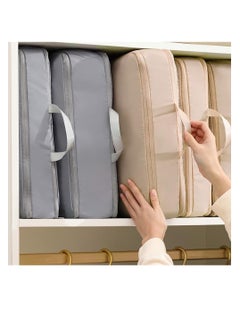 Generic 2 Pieces Travel Luggage Organizer for Carry On Luggage, Space Saving Compression Storage Bags for Clothes Organizer Travel and Home Use (Grey)  - Image 4