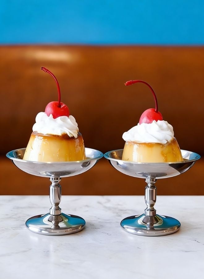 Stainless Steel Dessert Bowl – Elegant Ice Cream & Fruit Cup for Afternoon Tea, Pudding, Snacks & More | Rust-Resistant, Easy to Clean, Perfect for All Seasons & Occasions - Image 3