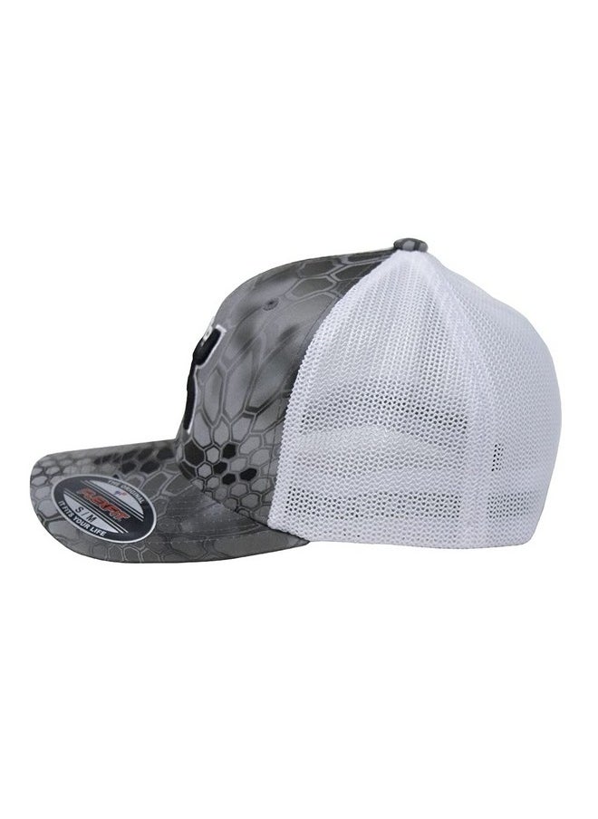 Men'S Bass Flexfit Fitted Hat (Small/Medium, Grey Kryptek/White) - pzsku/Z8496706DBF671BA869B6Z/45/_/1735213863/20edba7e-ff51-4eca-8cce-ac76ae412c99