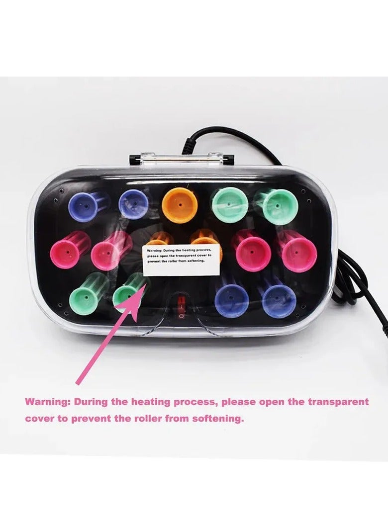 EVEREEN 15pcs Rollers Set Ceramic Hot Curlers Stic Tube Clips Dry Wet Long Short Hair Curly For Home And Barbershop - Image 3