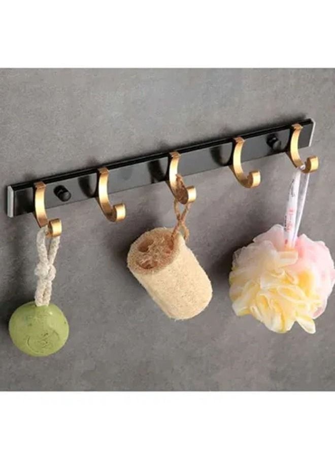 Kutis - Fully Brass Designer Towel Hanger Wall Hook 45 x 3 x 4 cm - Image 1