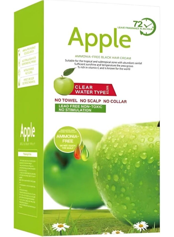 Apple Pro Max Ammonia-Free Black Hair Cream - Image 1