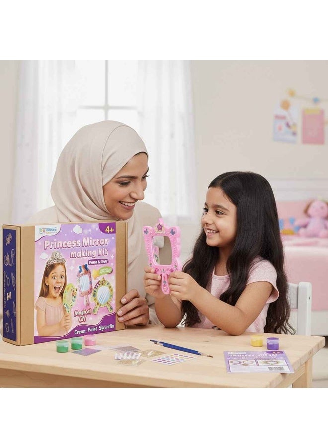 فن ليرنينج ستور طقم صناعة مرآة الأميرة – اصنعي مرآتكِ السحرية بنفسك! - Image 3