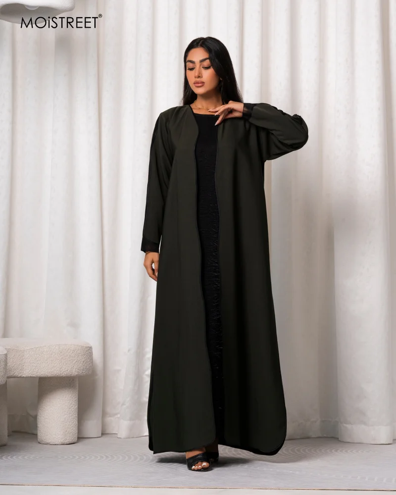 Moistreet Handmade Barbie Crepe Abaya