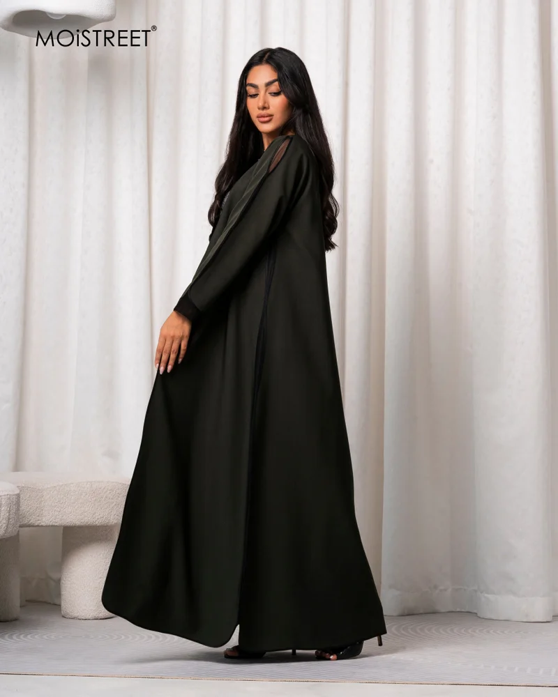 Moistreet Handmade Barbie Crepe Abaya