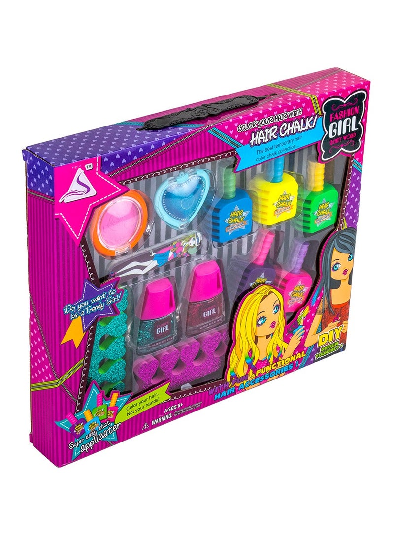 Hair Chalk and Body Tattoo Collection Set - J-505 - Image 2