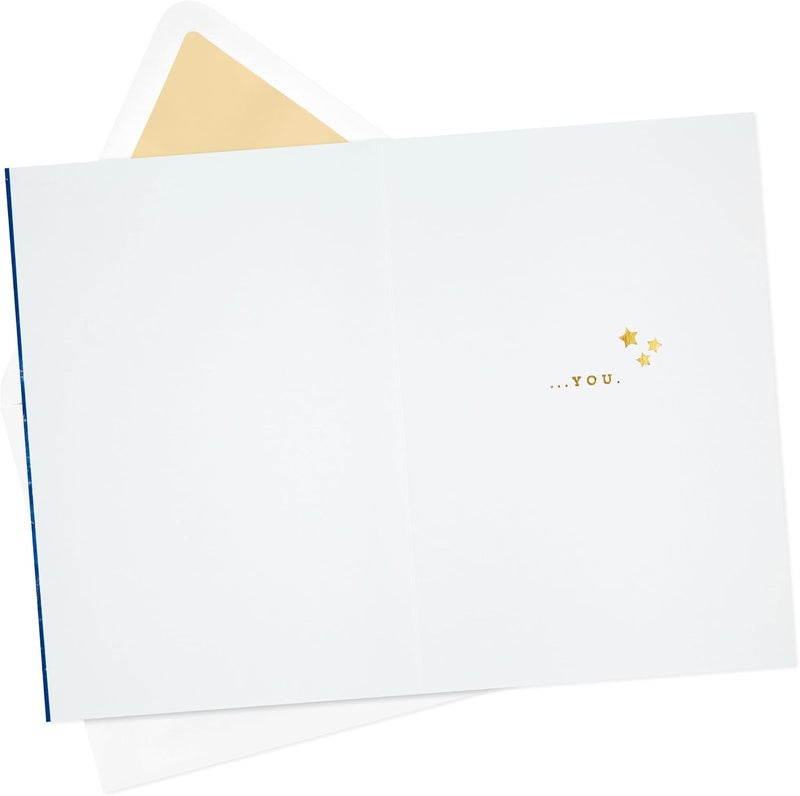Hallmark Signature Love Card - Anniversary, Romantic Birthday, Sweetest Day (Wish on a Star) - Image 2