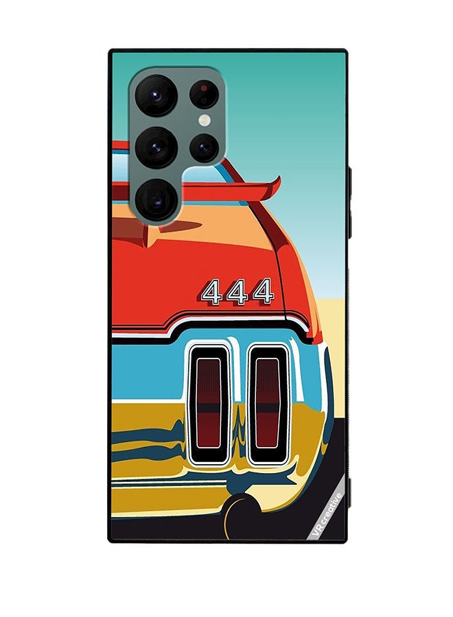 VR CREATIVE Protective Case Cover For Samsung Galaxy S22 Ultra 5G Car Design Multicolour - Image 1