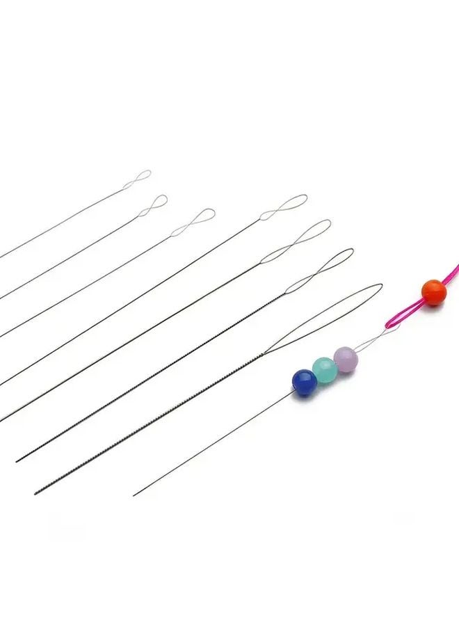7pcs Beading Needle Set DIY Jewelry Making Tools 1 Twist Bead Needle In Each Size - Image 3