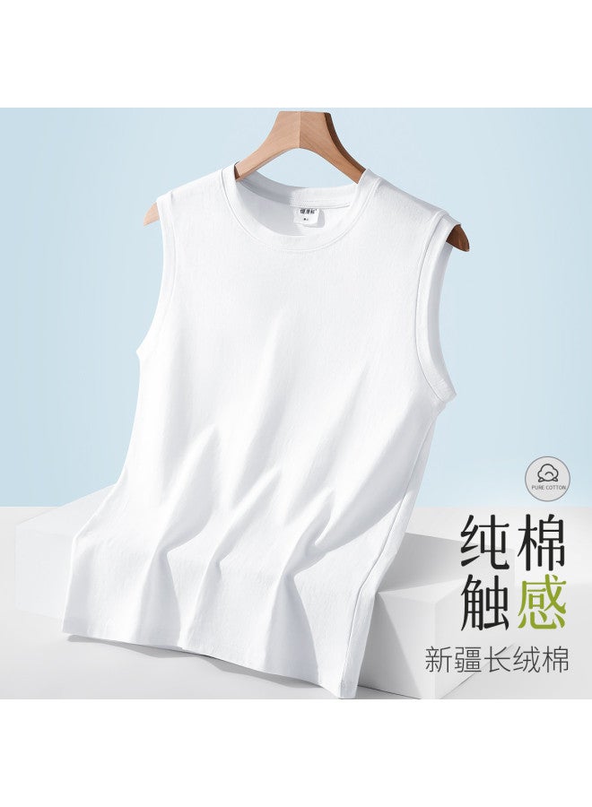 Hengyuanxiang Women'S Undershirt T-Shirt, All-Cotton Simple And Versatile Sleeveless Top For Women - Image 3