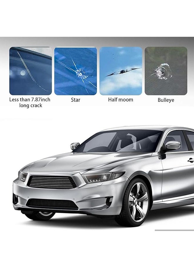 Windshield Crack Repalr Kit, Multi Functional Car Windshield Adhesive Fluid, Crack Care Agent 20ML