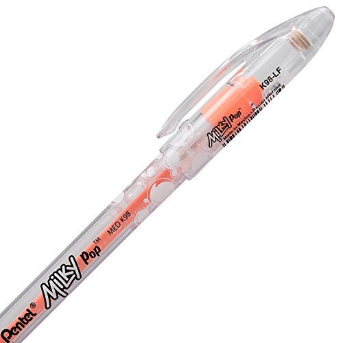 Pentel Arts Milky Pop Pastel Gel Pen, 0.8mm Medium Line, Assorted Colors, Pack of 8 (K98PABP8M) - Image 3