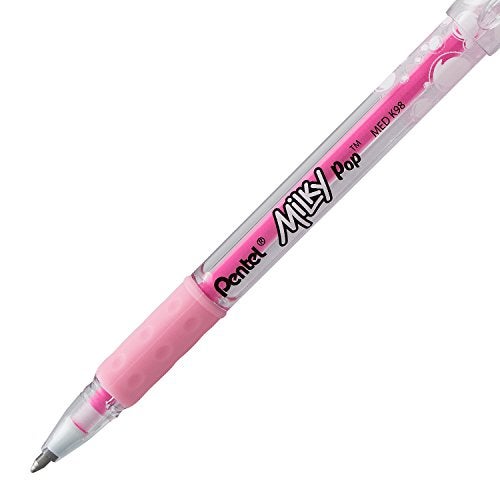 Pentel Arts Milky Pop Pastel Gel Pen, 0.8mm Medium Line, Assorted Colors, Pack of 8 (K98PABP8M) - Image 4