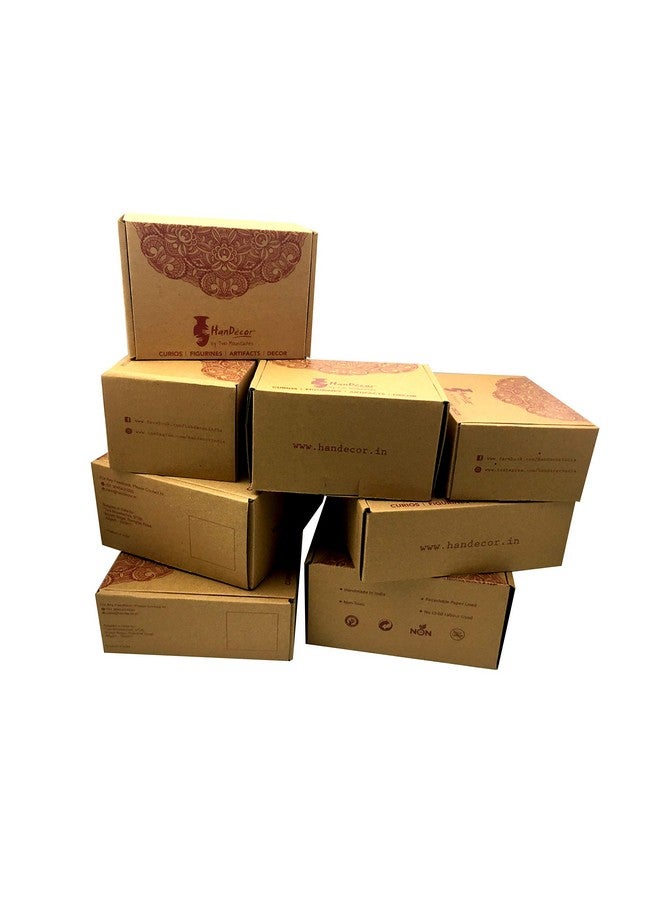 Two Moustaches Dancing Ganesha Carving Brass Diya Stand- Antique Brown, Diya for Puja Brass, Brass Diyas for Home Decoration, Standard, Pack of 1 - Image 5