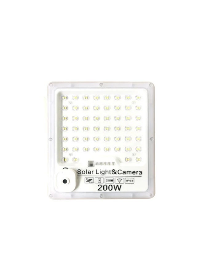 كروني مصباح أمان يعمل بالطاقة الشمسية كروني T11 مزود بكشاف 200 واط وكاميرا بدقة 720 بكسل، وبطارية مدمجة 30000 مللي أمبير/ساعة ولوحة شمسية 30 واط لمراقبة خارجية على مدار العام. - Image 4