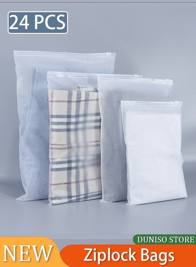 DUNISO Clothes Packaging Bags,25PCS Strong & Durable Resealable 3 Mil Thick Packaging Bags Clothing Thick Apparel Plastic Bag for Shipping Packing Business Travel - Image 1
