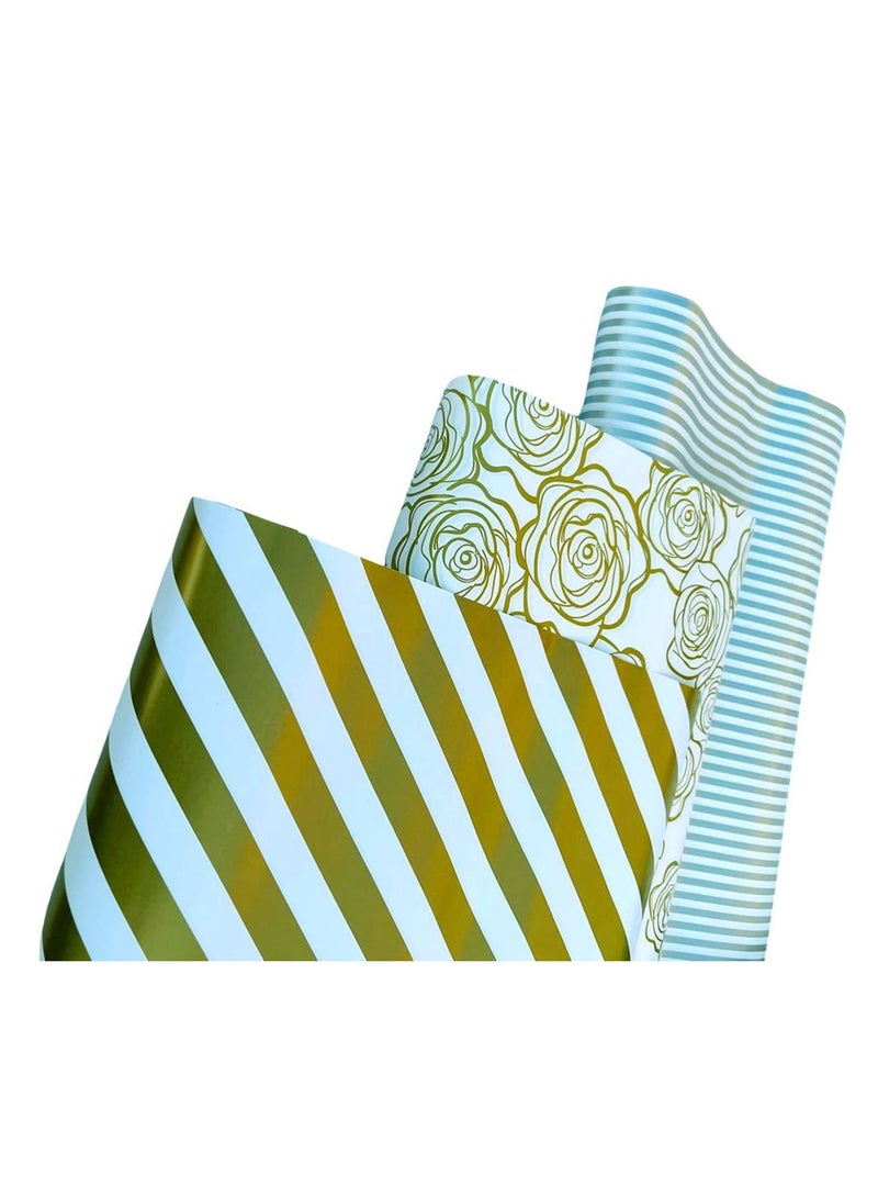 Premify Gift Wrapping Paper Roll, Gift Wrap for Birthday, Holiday, Wedding, 6 Gift Wrapping Sheets Size 20 Inch X 28 Inches - Image 3