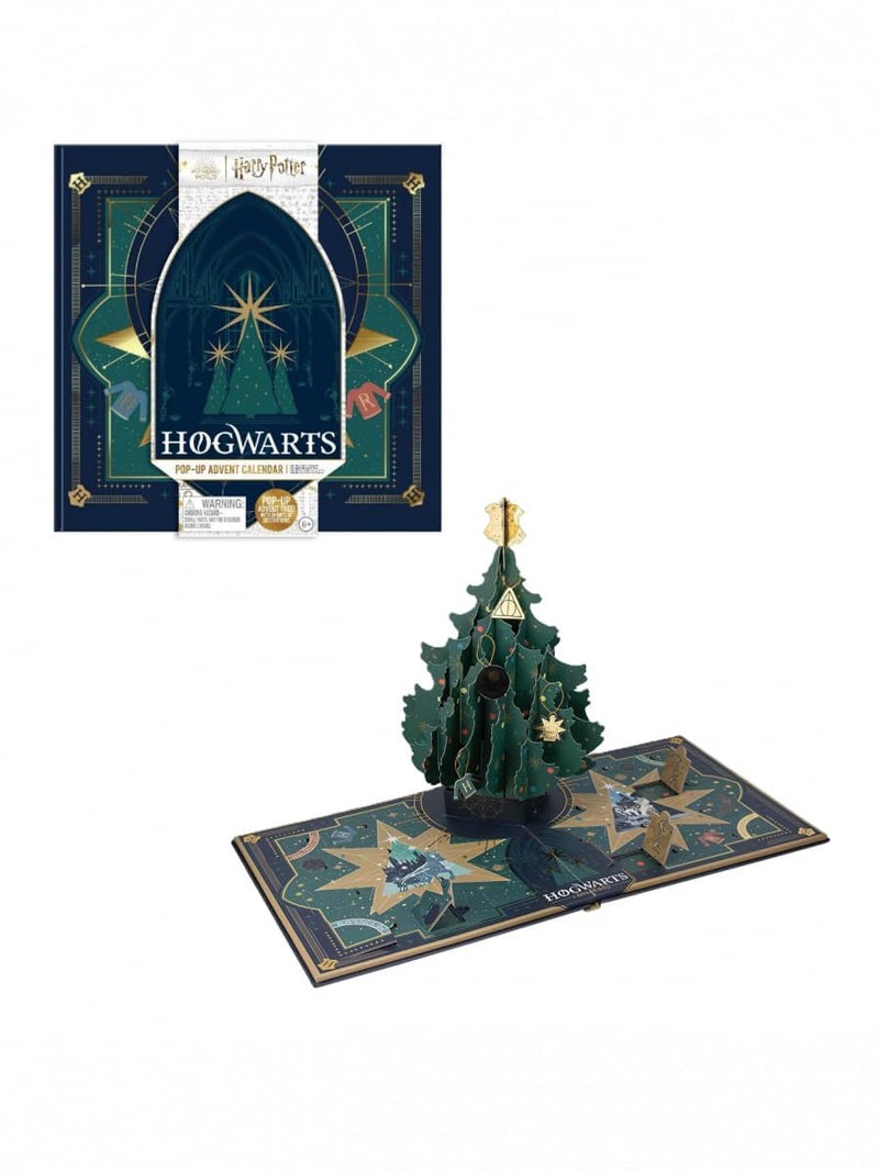Paladone Harry Potter Hogwarts 24 Day Pop Up Christmas Tree Book Advent Calendar Officially Licensed Gifts Seasonal Decor For Kids Bedroom Paladone - Image 2