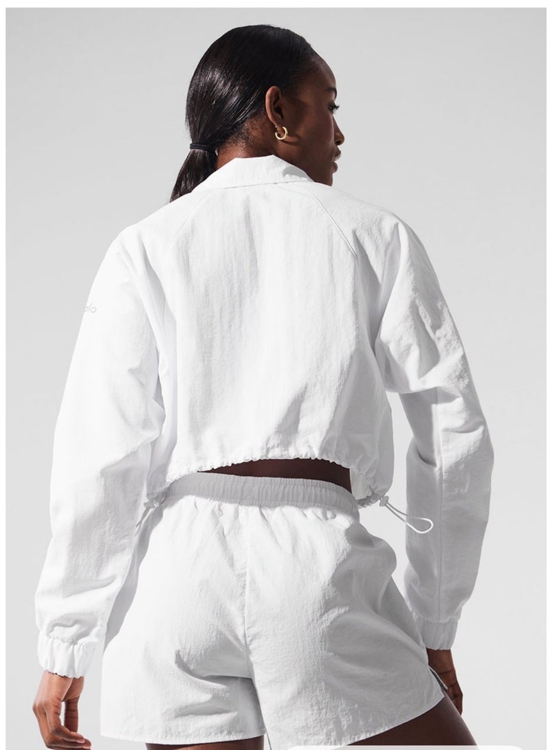 alo half-zip Jacket Short stand-up collar Sports casual yoga jacket  - Image 2
