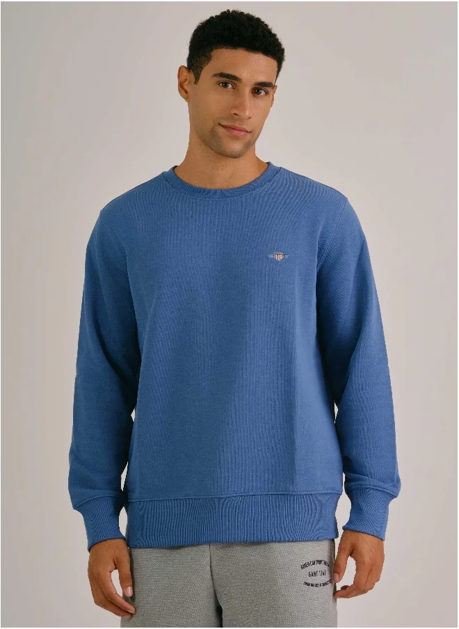 غانت Gant Regular Fit Shield C-Neck Sweat