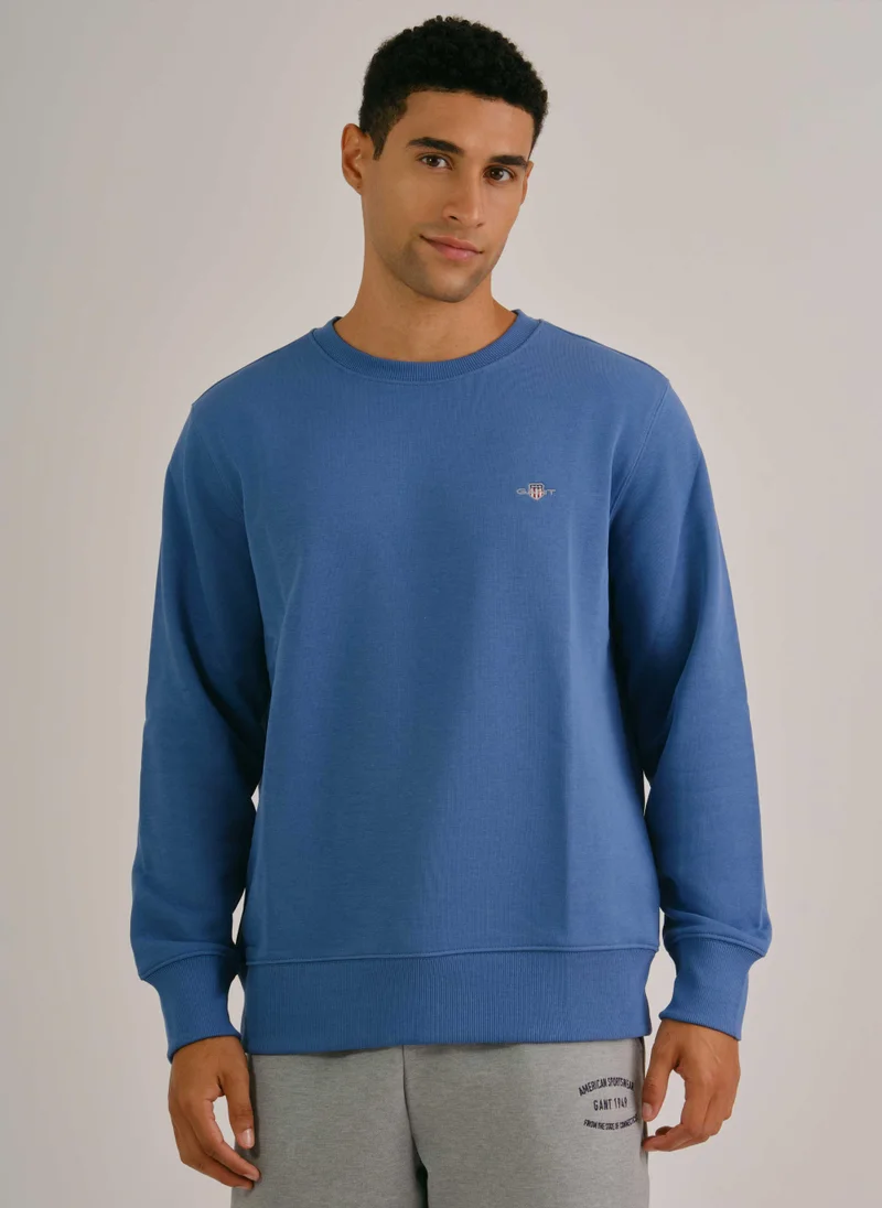 غانت Gant Regular Fit Shield C-Neck Sweat