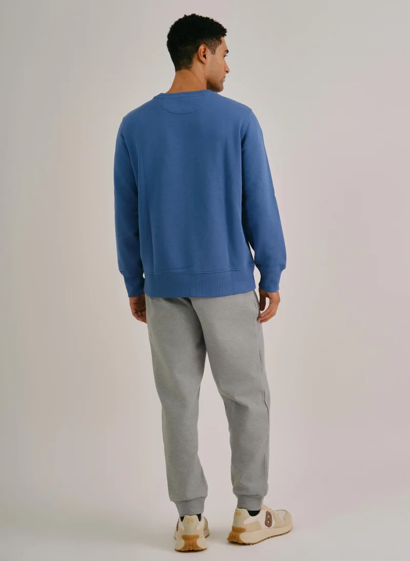 غانت Gant Regular Fit Shield C-Neck Sweat