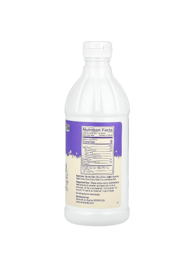 NuNaturals NuNaturals, Concentrated Vanilla Syrup, 16 fl oz (0.47 l)  - Image 2