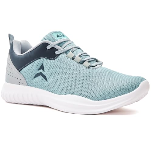 AVANT Men's Pulse Sports Shoes Cushioned Athletic Shoes with Bouncy Eva Outsole & Laces, 6 UK,Black - Image 1