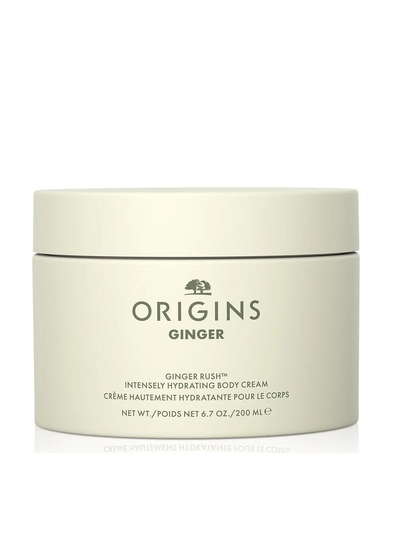 Origins Origins Ginger Rush Intensely Hydrating Body Cream, 6.7 Ounces - Image 1