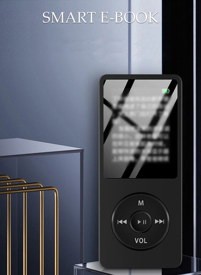 DUNISO MP3 Player，Portable HiFi Music Player with Bluetooth 5.0，Insert Card Music Player with Speaker，FM Radio，Voice Recorder，Photo，Video Play，E-Book Reader,Black，4GB - Image 5