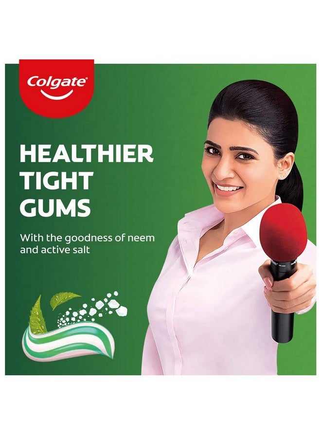 Colgate - Active Salt Neem Toothpaste Germ Fighting Herbal Tooth Paste For Fresh Breath Healthy Tight Gums 100G - Image 1