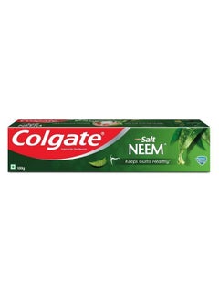 Active Salt Neem Toothpaste Germ Fighting Herbal Tooth Paste For Fresh Breath Healthy Tight Gums 100G