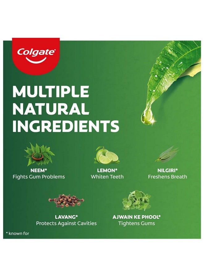 Colgate - Active Salt Neem Toothpaste Germ Fighting Herbal Tooth Paste For Fresh Breath Healthy Tight Gums 100G - Image 1