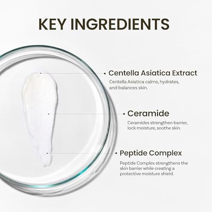 ONGREDIENTS Skin Barrier Moisture Deep Cleanser | Daily Face Wash for All Types | Centella, Peptide, AHA, LHA, Hydrating, Soothing, Pore Tightening | Vegan, Korean Skin Care 4.06 fl Oz - Image 3