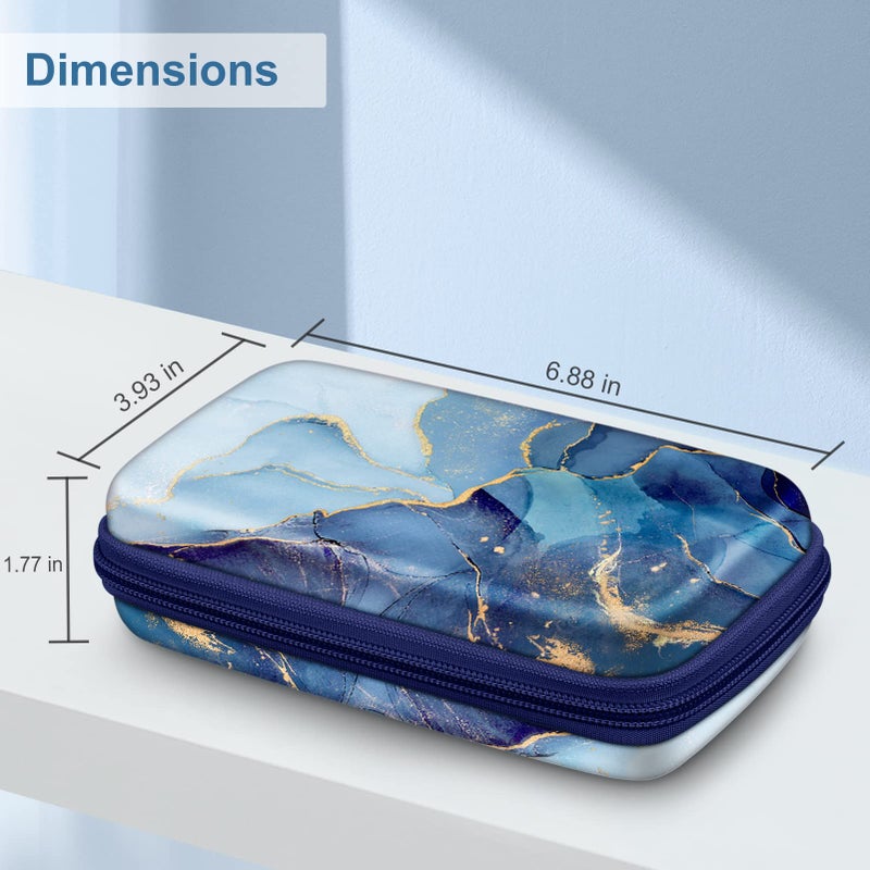 Fintie Protective Case for Kodak Step/Mini 2 HD/PRINTOMATIC/Kodak Smile Camera & Printer - Shockproof Hard Shell Carrying Case with Inner Pocket, Ocean Marble - Image 5