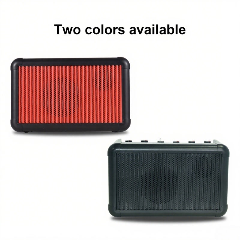Rowin Electric Guitar Amp: 15W Black Mini Portable Guitar Amp - 6 Classic Cabinet Modes 8 Effect Tones Built-in Tuner & BT Functionality for Guitar Players Practice Performance - Image 5
