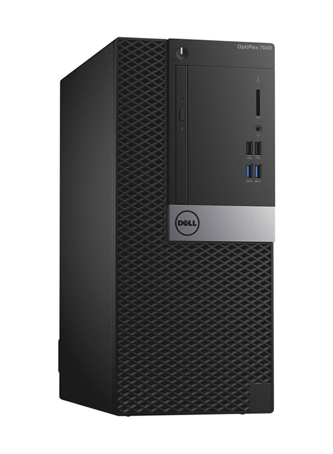 كمبيوتر مكتبي 7040 MT مزود بمعالج كور i5 ورام ومحرك أقراص HDD وDVDRW ونظام التشغيل دوس 4 GB