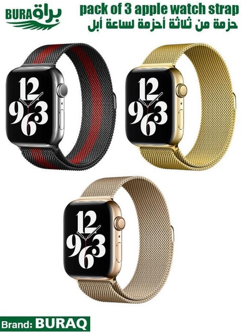 Apple Watch Band Strap For Apple Watch Ultra 2/Ultra 49mm, Series 10 46mm, 9/8/7 45mm, SE2/SE/6/5/4 44mm, 3/2/1 42mm
