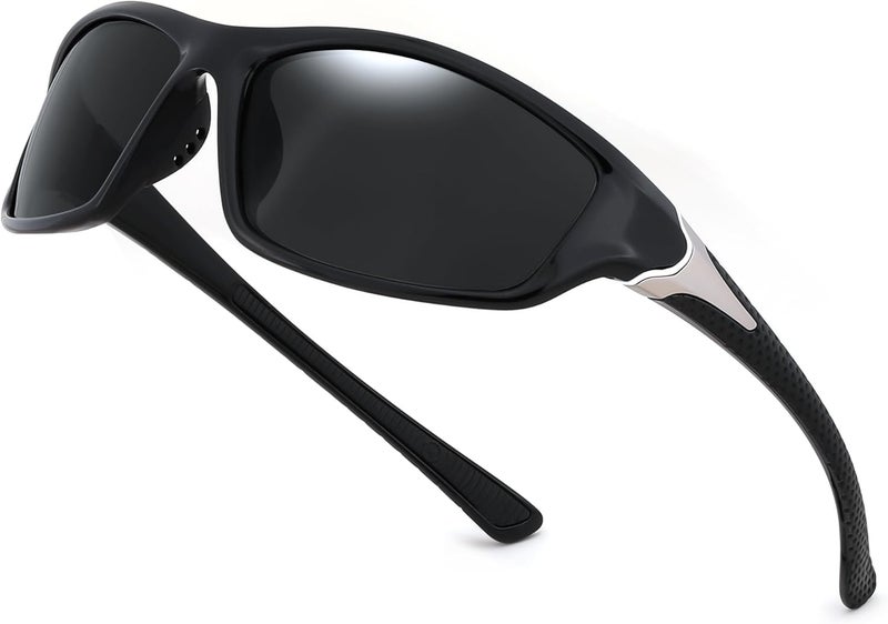 FEISEDY Simplified versatile design FEISEDY Polarized Sports Sunglasses For Men Women Night Driving Cycling Fishing Glasses B2674 Indoor outdoor use - Image 1