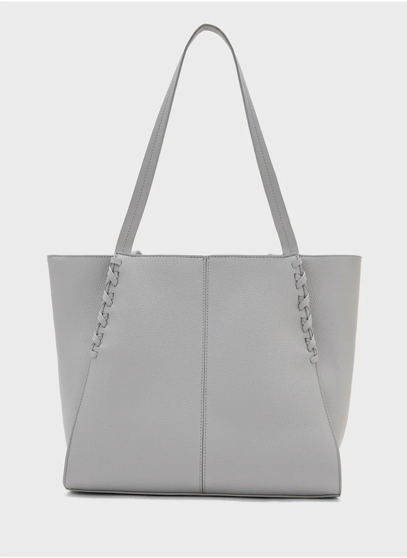 ايلا Weave Detail Tote Bag